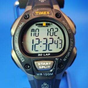 Timex 2015 Expedition Ironman Triathlon Indiglo 40mm‎ Mens Quartz Watch 100M WR